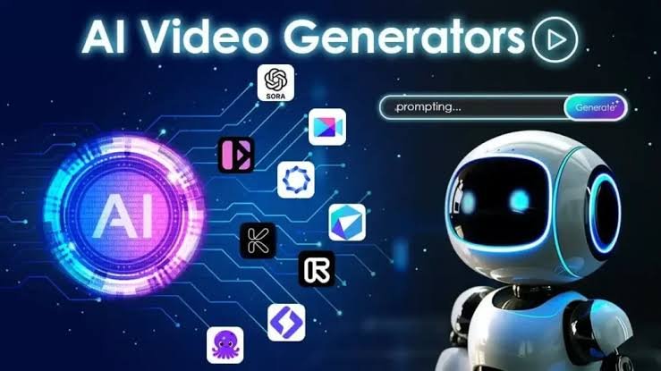 AI video generation tools and video editing interface